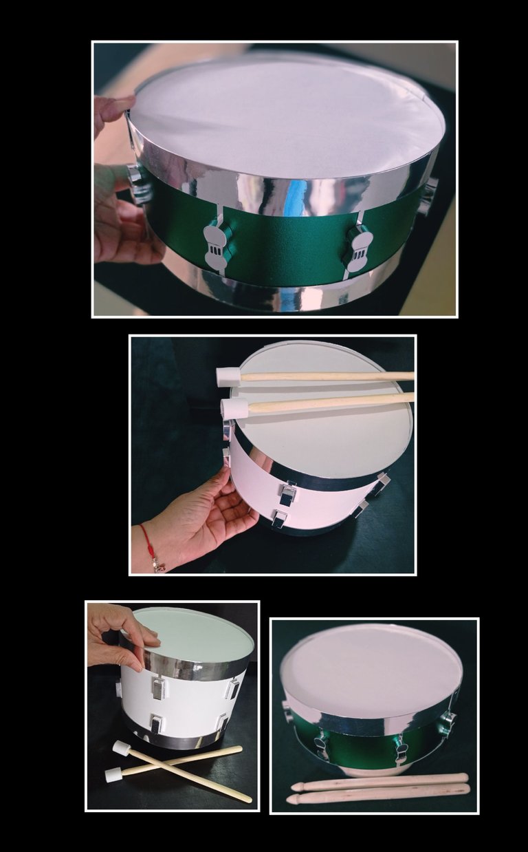 Como hacer cilindros de cartón y diseñemos tambores para decorar. ESP/ENG.How to make cardboard cylinders and design drums to decorate.