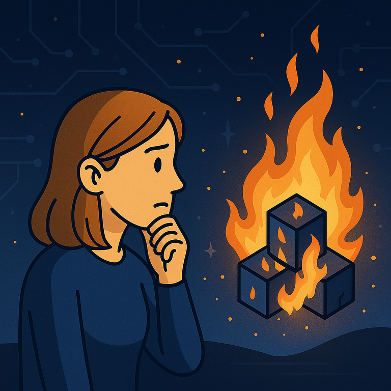 When My Blockchain Project Burned… and Why I'm Grateful