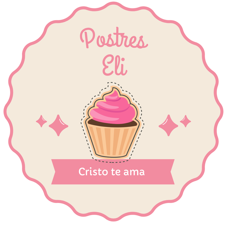 Sticker Circular Producto de Pastelería Dulce Rosa.png