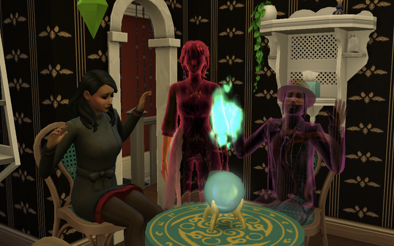 My sim, Temperance and Guidry!