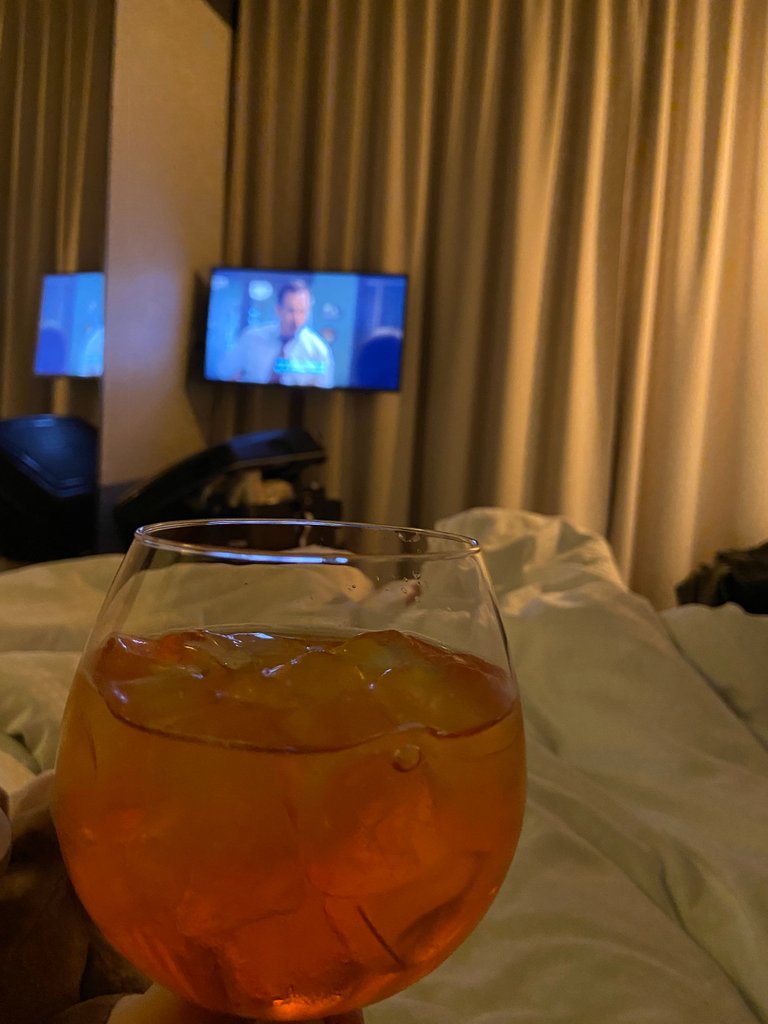 Enjoying my Aperol Spritz!