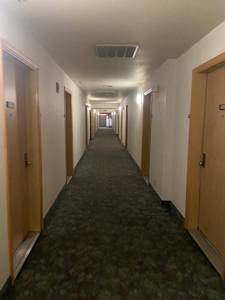 The hotel in Mammoth Lake was so empty and it reminded me of The Shining. I kind of belive it was haunted there.