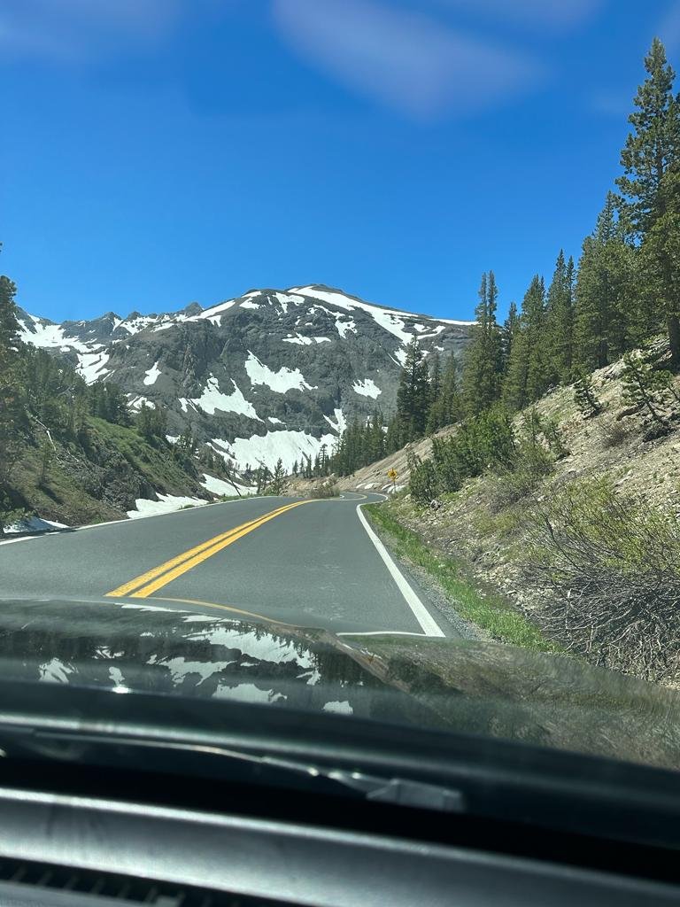 On the road around Yosmite National Park. It reminded me so much of Norway.