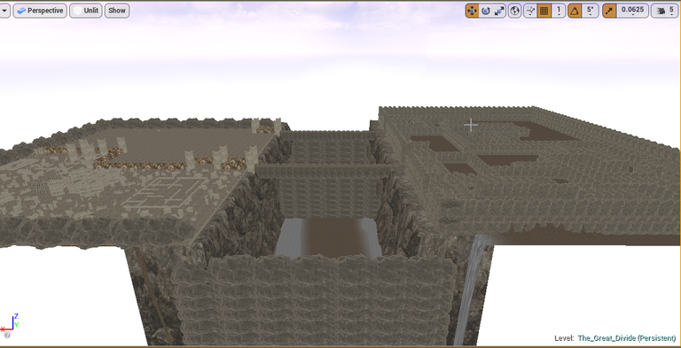 Most of the right side of the caves are done.png