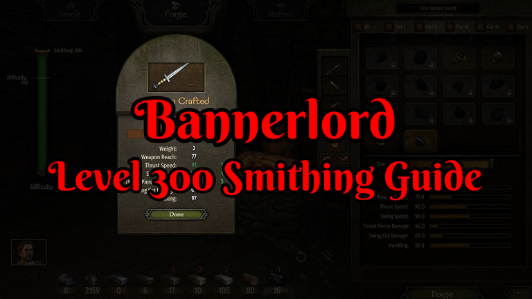 Mount and Blade II Bannerlord Level 300 Smithing Guide.png