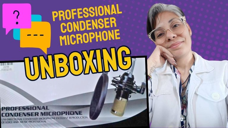 Unboxing Professional Condenser Microphone BM-75TZ (Esp/Eng)