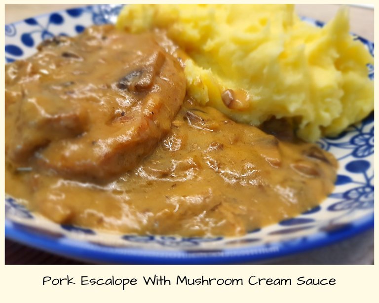 Pork Escalope With Mushroom Cream Sauce.jpg