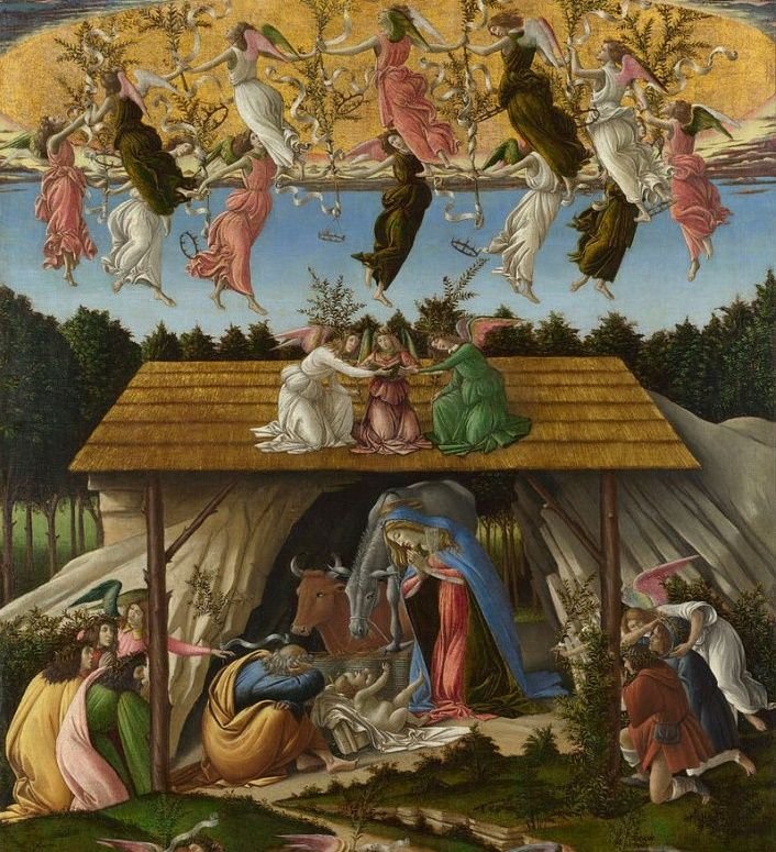Nacimiento de Jesús, segun Boticelli.jpg