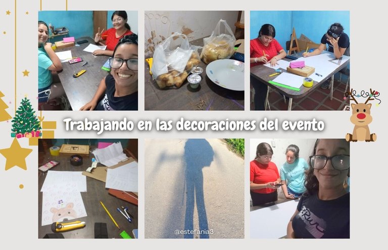 Trabajando en las decoraciones del evento || Working on the decorations for the event ♥