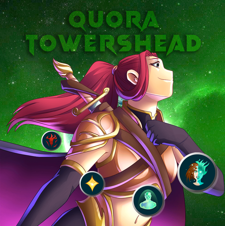 Splinterlands Social Media Challege : Quora Towershead  Card Review : Earth Unit (Gladius Edition)