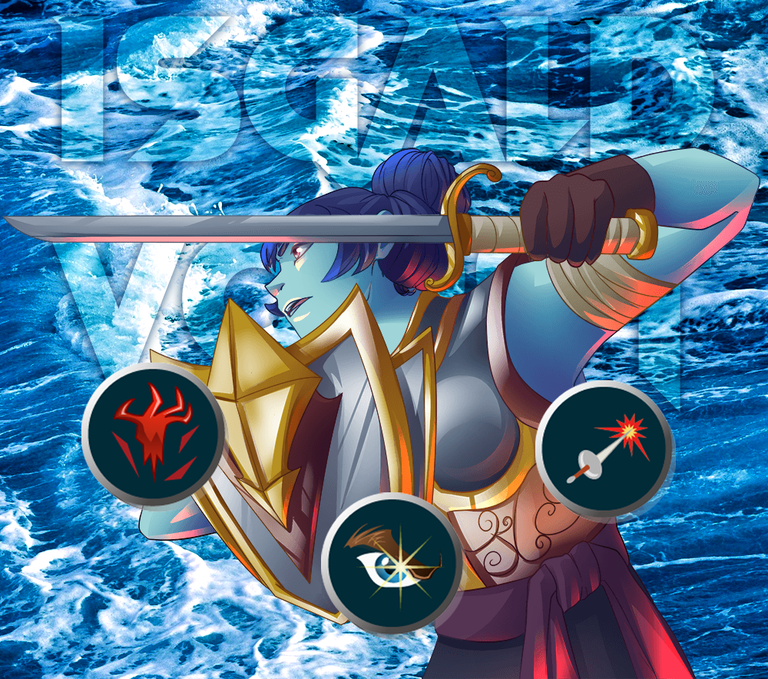 Splinterlands - Card Review: Isgald Vorst : Water Unit (Gladius Edition)