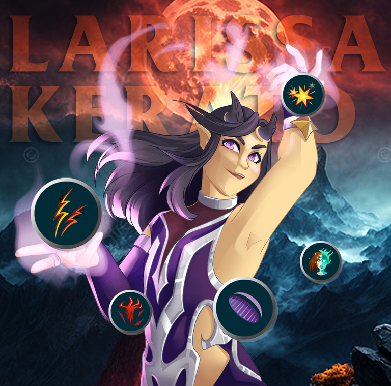 SplinterLands Social Media Challenge - Larissa Kerato - Card Review Dragon Unit ( Gladius Edition )