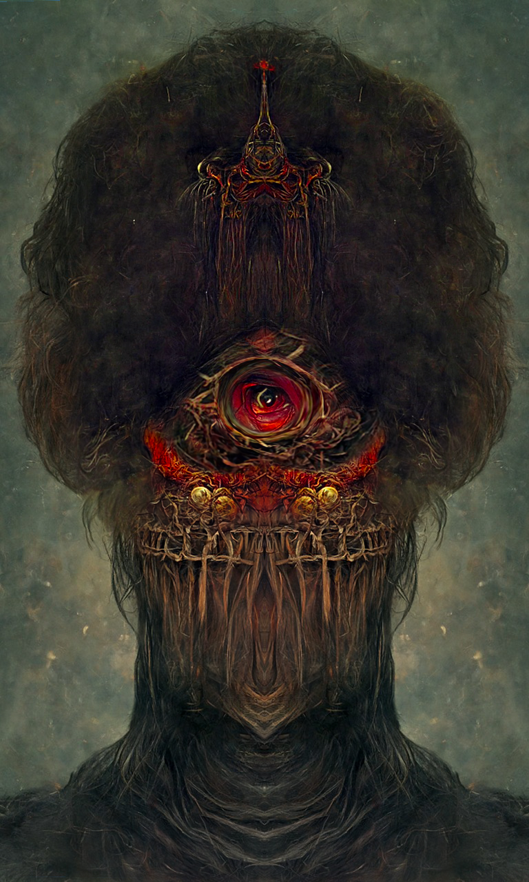 woman necromancer  DD5 generative art by eve66.png