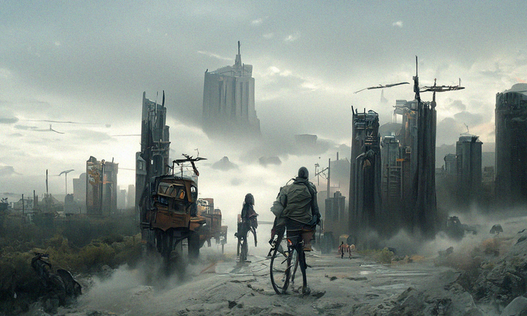 Post Apocalyptic City II generative art by eve66.png