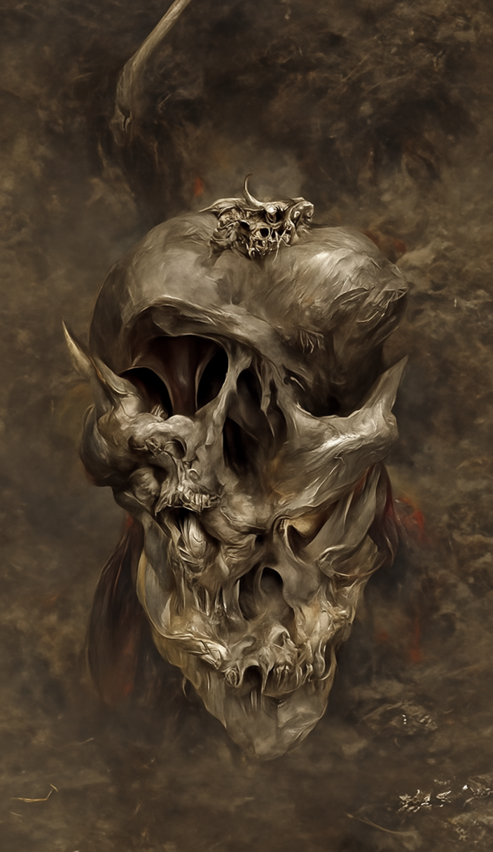 digital paintings of  demon skull by eve66 generative art DD5.2.jpg.png