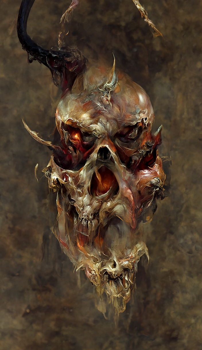 digital paintings of  demon skull by eve66 generative art DD5.2.jpg.png