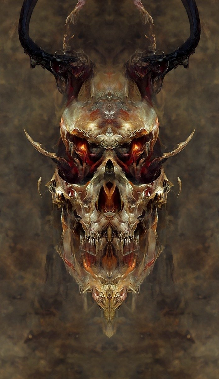 digital paintings of  demon skull by eve66 generative art DD5.2 (2).jpg