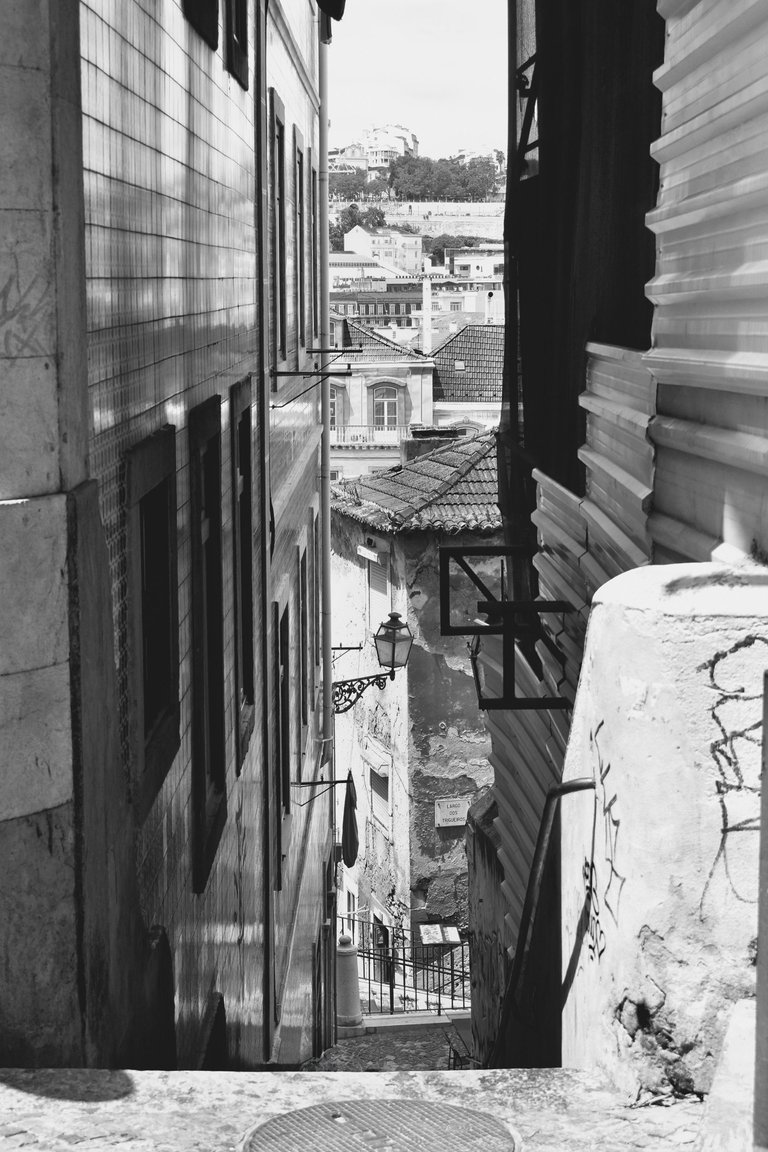 Lisbon narrow streets bw 2.jpg