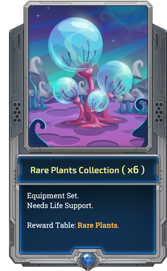 A Rare Plant Collection will give you six plants from a randomized table.