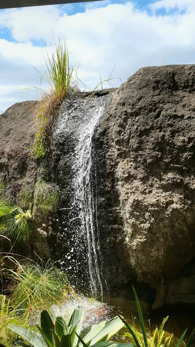 A refreshing spot with rocks and water