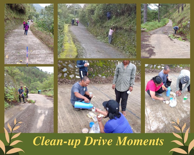 Bayanihan in my Community As They Clean the Road