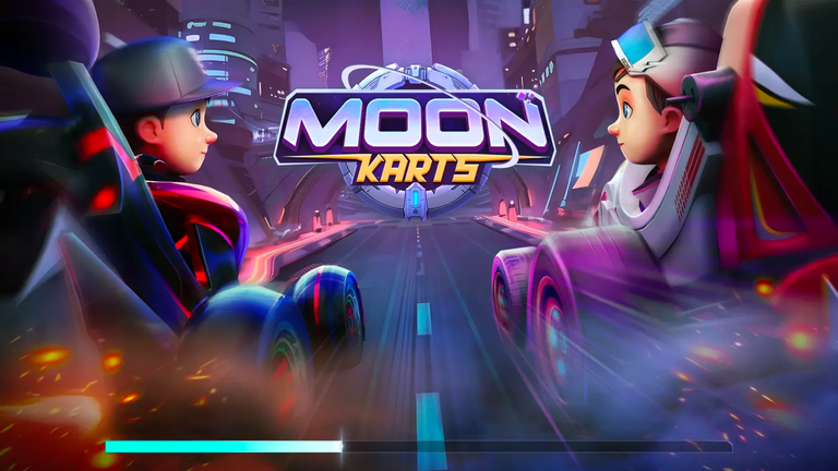 Multiplayer Racing Experience in Moon Karts