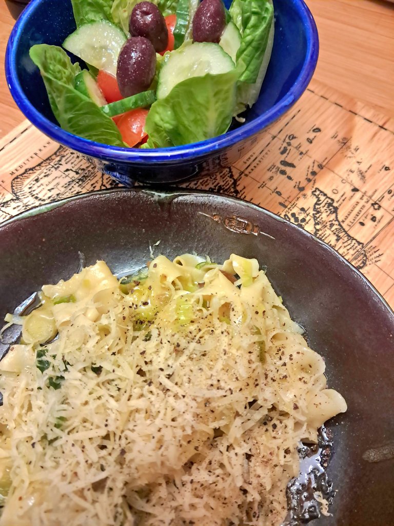 Leek & Mushroom Pasta