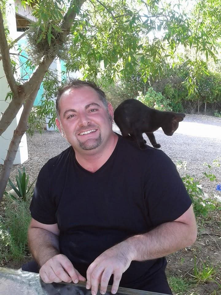 Shaun and kitten Pearli