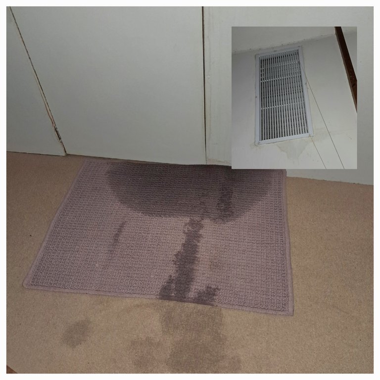 Rain on the landing: thanks to perished flashing on the roof