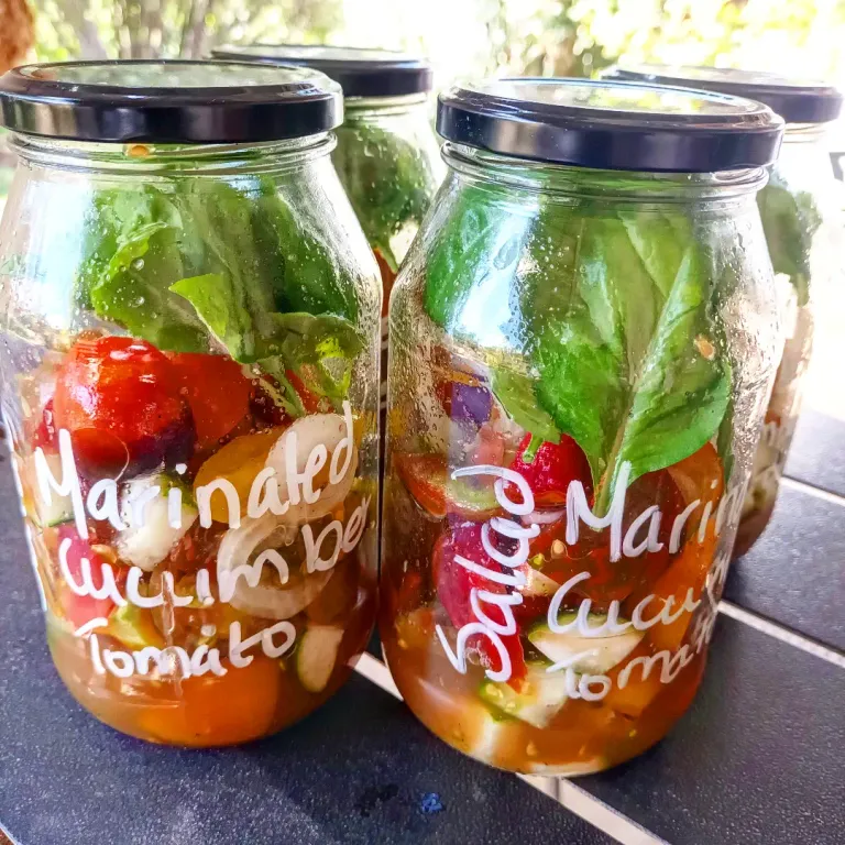 Marinated tomatoes - ready for the market