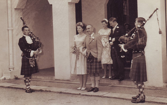 Ursula Muriel Stockford marries James Donaldson Cameron - Kampala, 22 July 1961