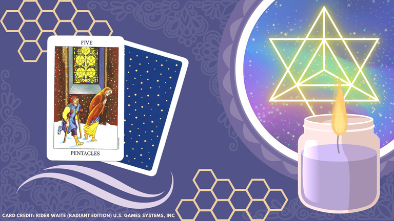 FITBEE TAROT COVER - THE FIVE OF PENTACLES CARD.png