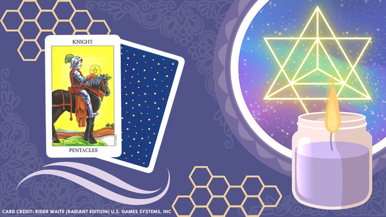 FITBEE TAROT COVER - THE KNIGHT OF PENTACLES CARD.png