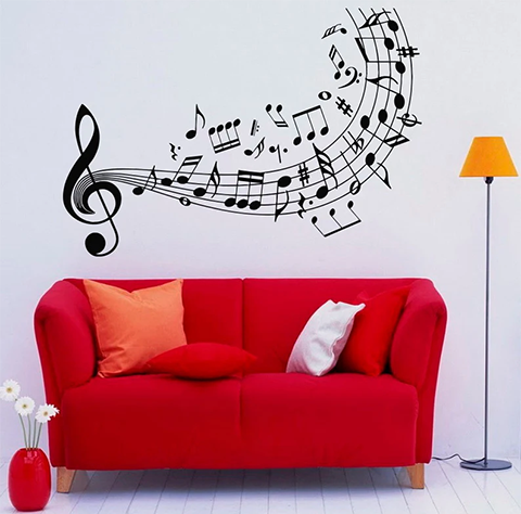 Dibujo clave de sol con notas musicales en la pared 7.png