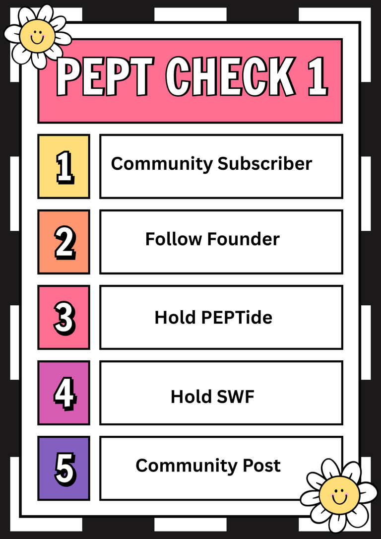 PEPT Check Reward Level 1