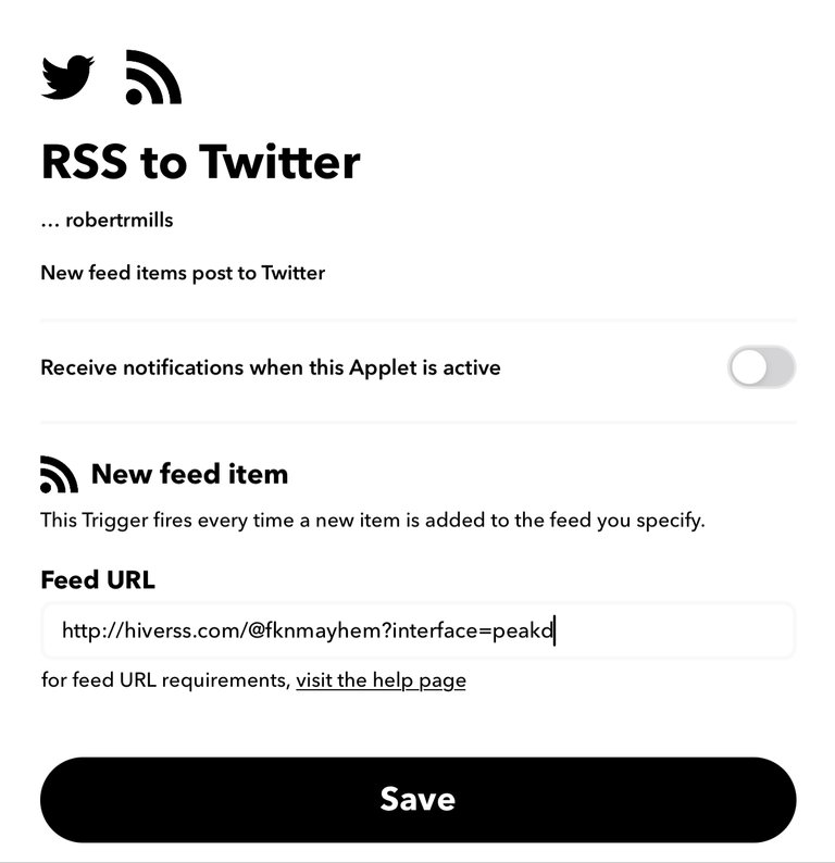 Set up your RSS feed to automatically post to Twitter with IFTTT