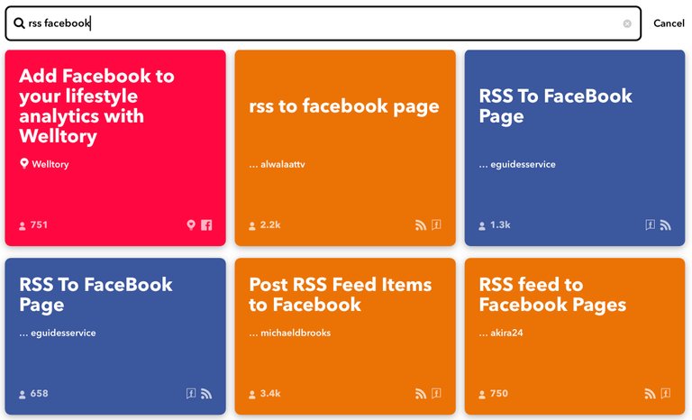 Post an RSS feed to a Facebook page