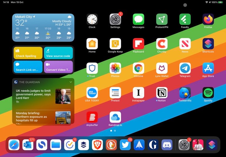 iPadOS with a new addition, the cursor