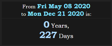 From Roy Horn death to Great Conjunction 2020 are 227d.PNG