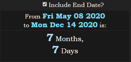 From Roy Horn death to next total solar eclipse are 7m 7d 77.PNG