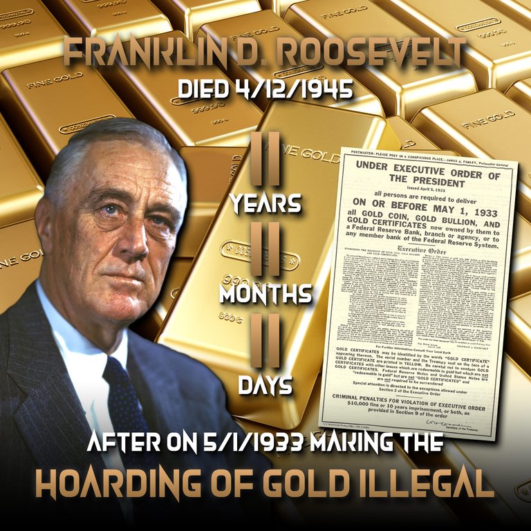 APX Franklin D Roosevelt Executive Order 6102 Gold illegal.jpg