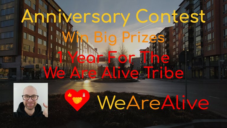 Anniversary Contest - Win Big Prizes - 1 Year For The We Are Alive Tribe