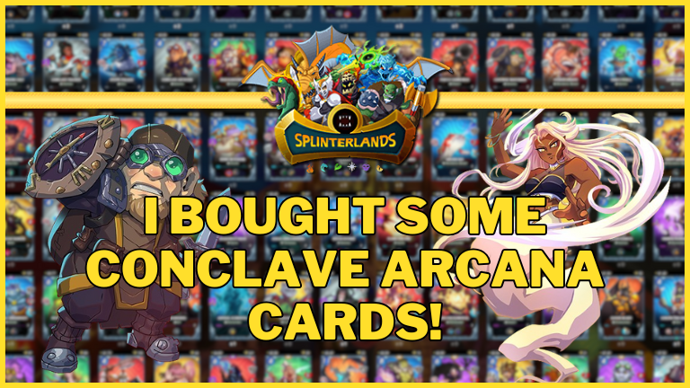 Splinterlands - I bought some Conclave Arcana Cards: Silverleaf Warlock, Janni Oracle, Cavewise Wayfinder, Abyssal Elemental [ENG/DE]