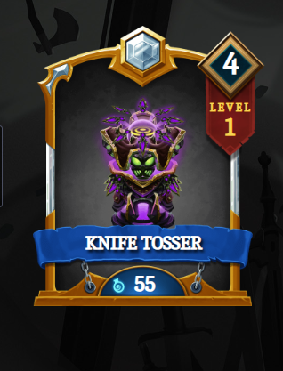 Knife Trosser with 55 Mana But ...