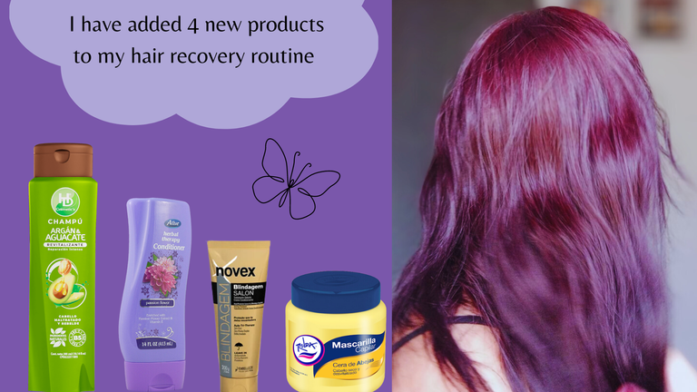 I have added 4 new products to my hair recovery routine.png