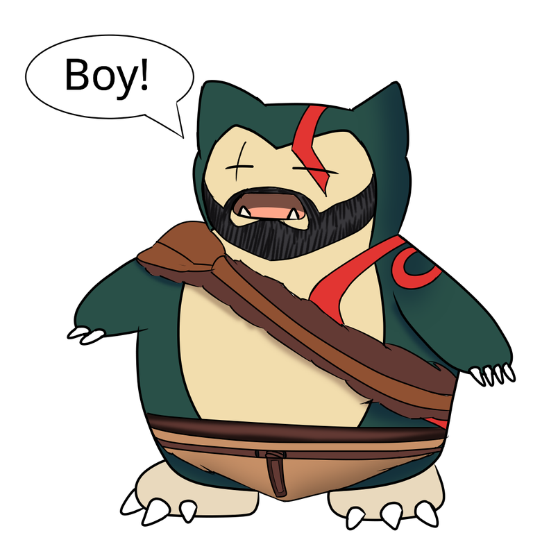 Snorlax con aparecienca de kratos by frankches.png