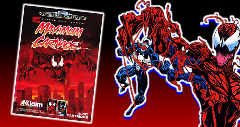 Spiderman and Venom-- Maximum Carnage (Megadrive) PORTADA.png