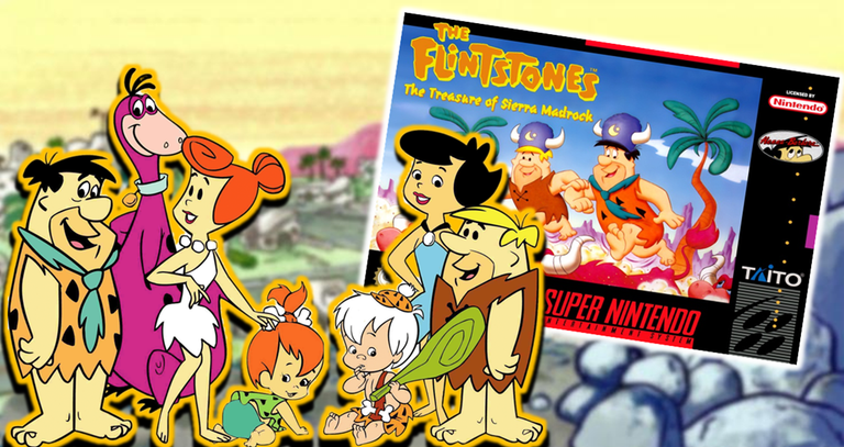 The Flintstones--The Treasure of Sierra Madrock (SNES) PORTADA.png