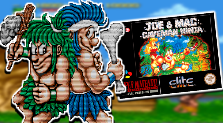 Joe & Mac-- Caveman Ninja COVER.png