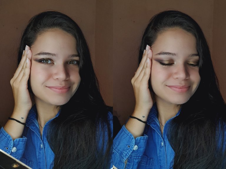 Black makeup with gold for the evening - Step by step | Maquillaje negro con dorado para la noche - Paso a paso [ENG/ESP]